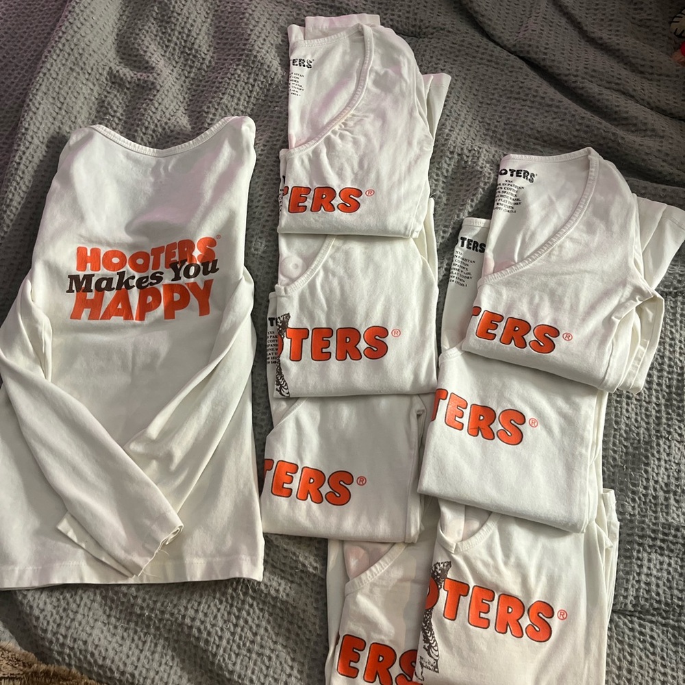 Hooters Uniform Costume Halloween See Photos for different Shirt Designs